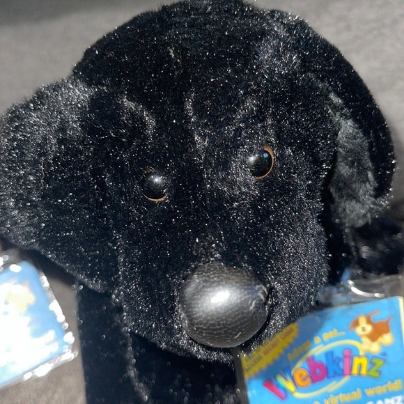 WEBKINZ Ganz LAB BLACK & CHOCOLATE HM136 & HM138 hang & but Tag No Code retired - Picture 8 of 16